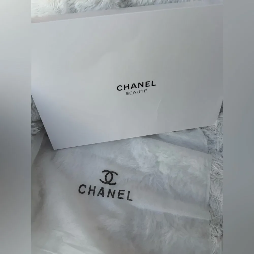 Chanel GWP Quilted Laptop Case Sleeve Black Pouch Clutch iPad Tablet Case